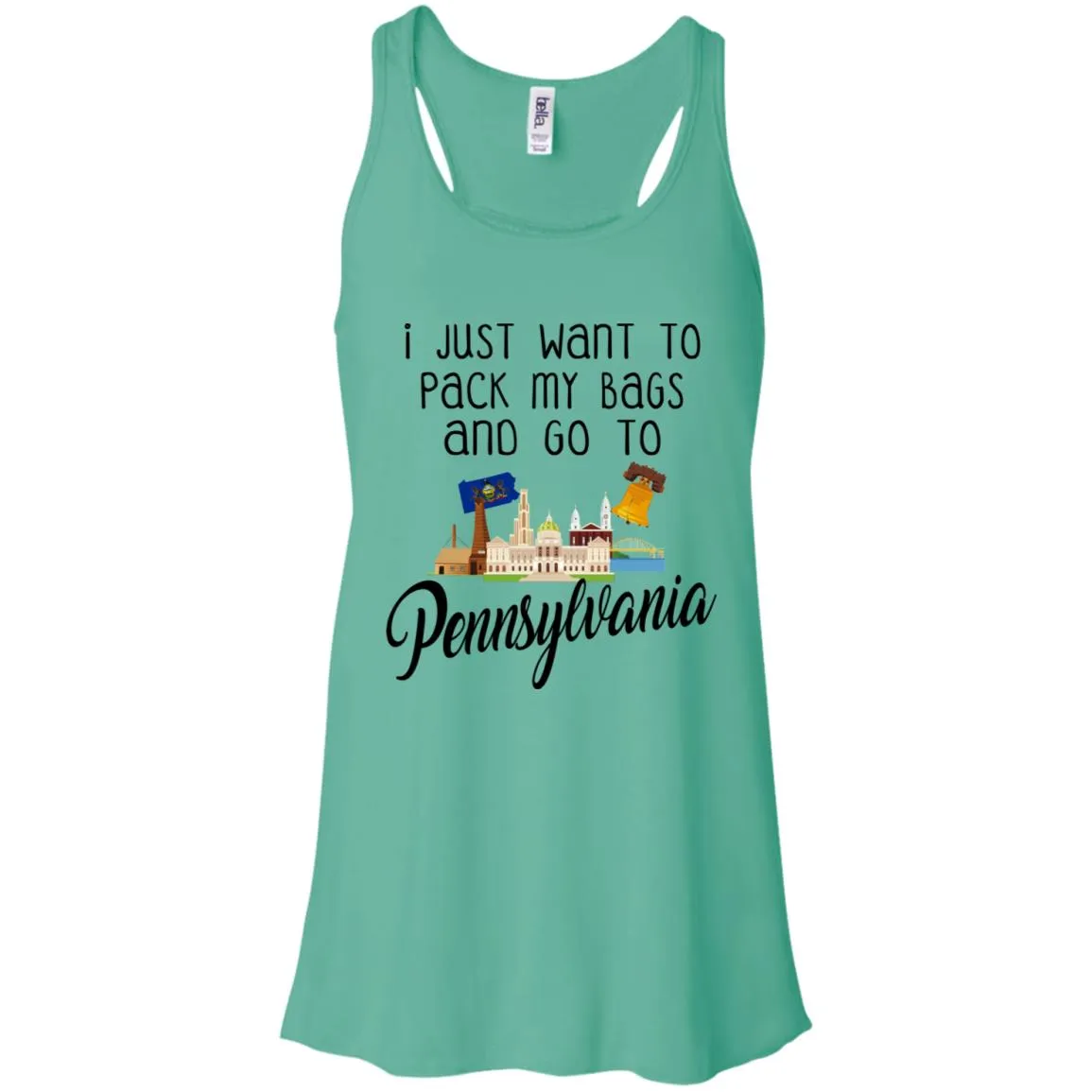 I Just Want To Pack My Bags And Go To Pennsylvania Hoodie