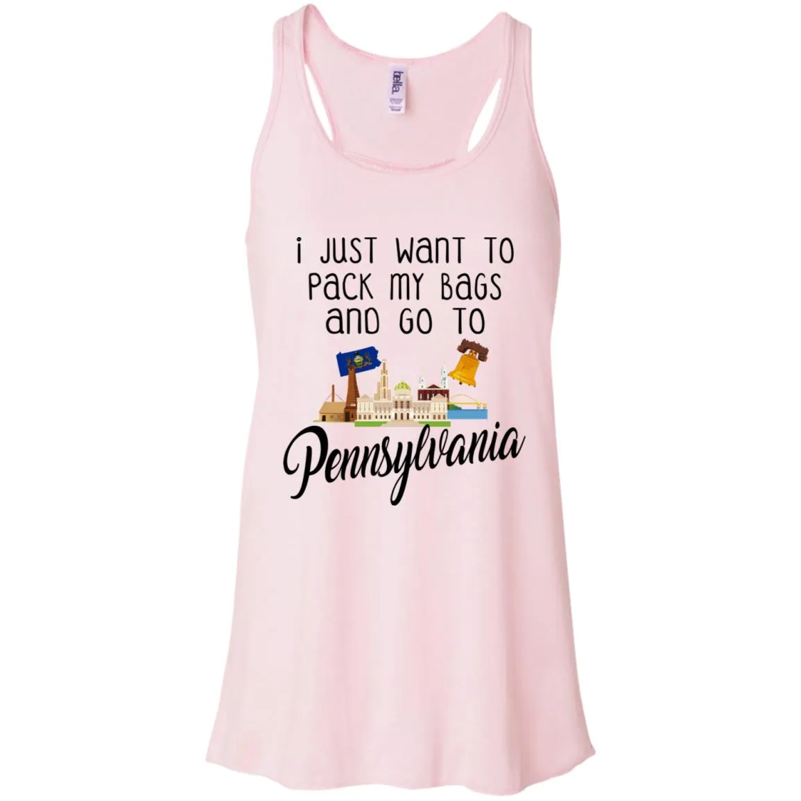 I Just Want To Pack My Bags And Go To Pennsylvania Hoodie