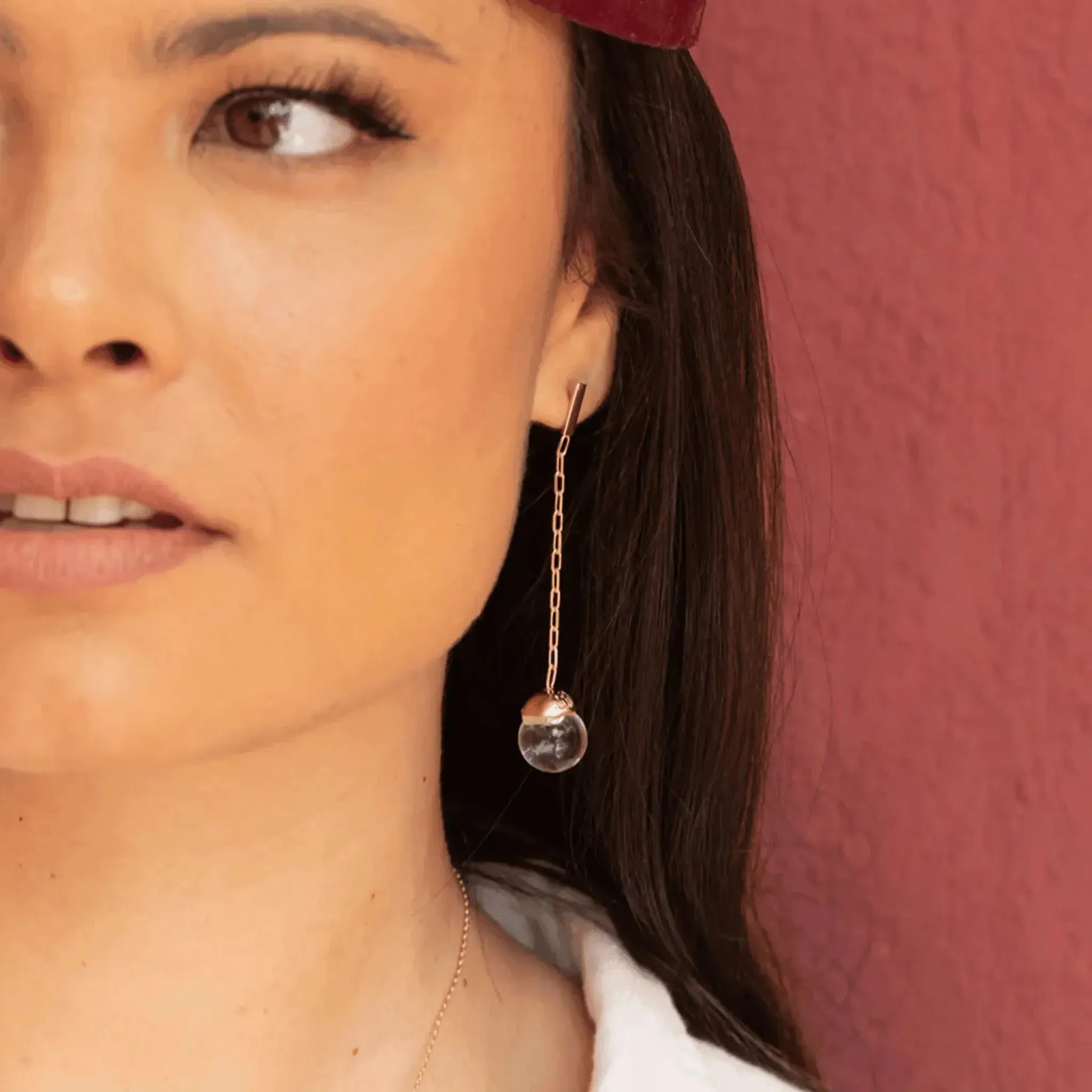 IN VOGUE EARRINGS LONG THICK CHAIN – GOLD