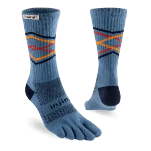 Injinji Trail 2.0 Midweight Crew Socks - Lake