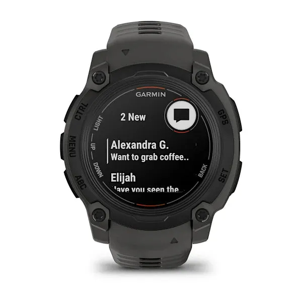 Instinct® E – 45 mm - Black with Charcoal Band