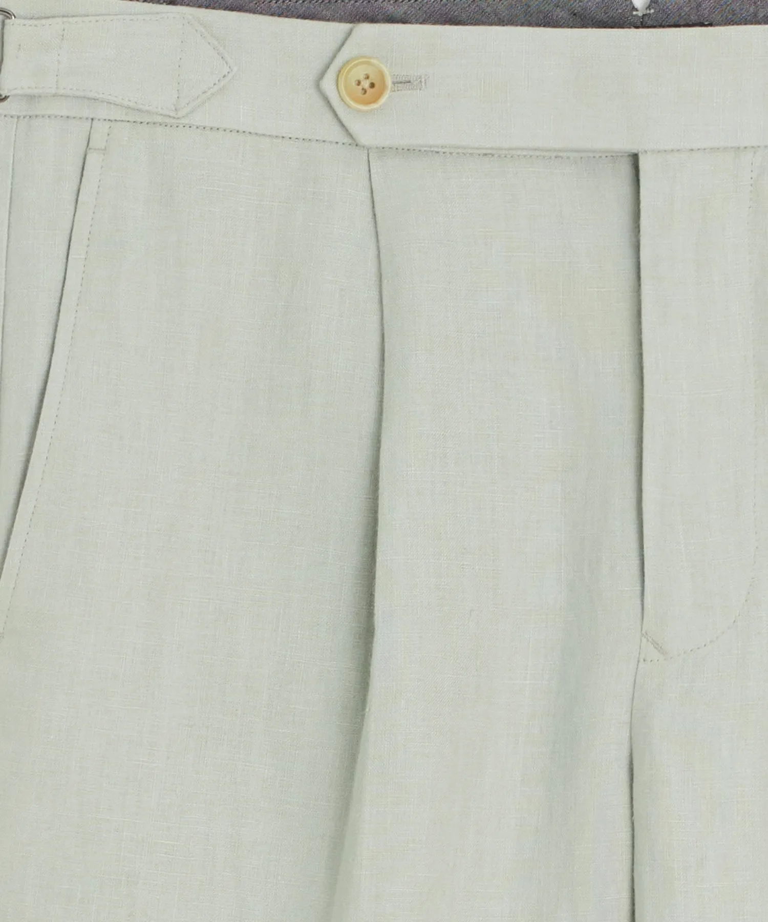Irish Linen Side Tab Trouser