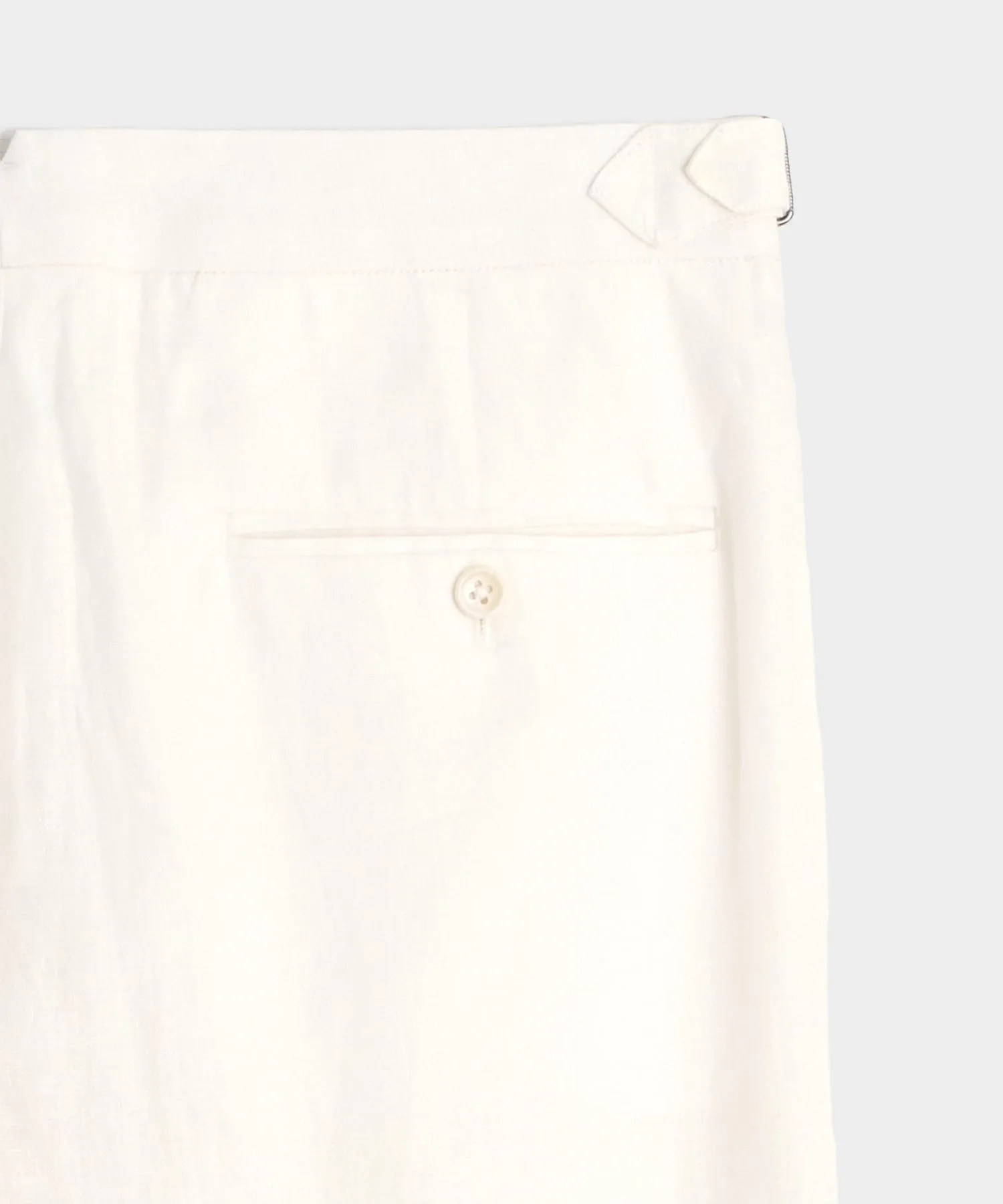 Irish Linen Side Tab Trouser