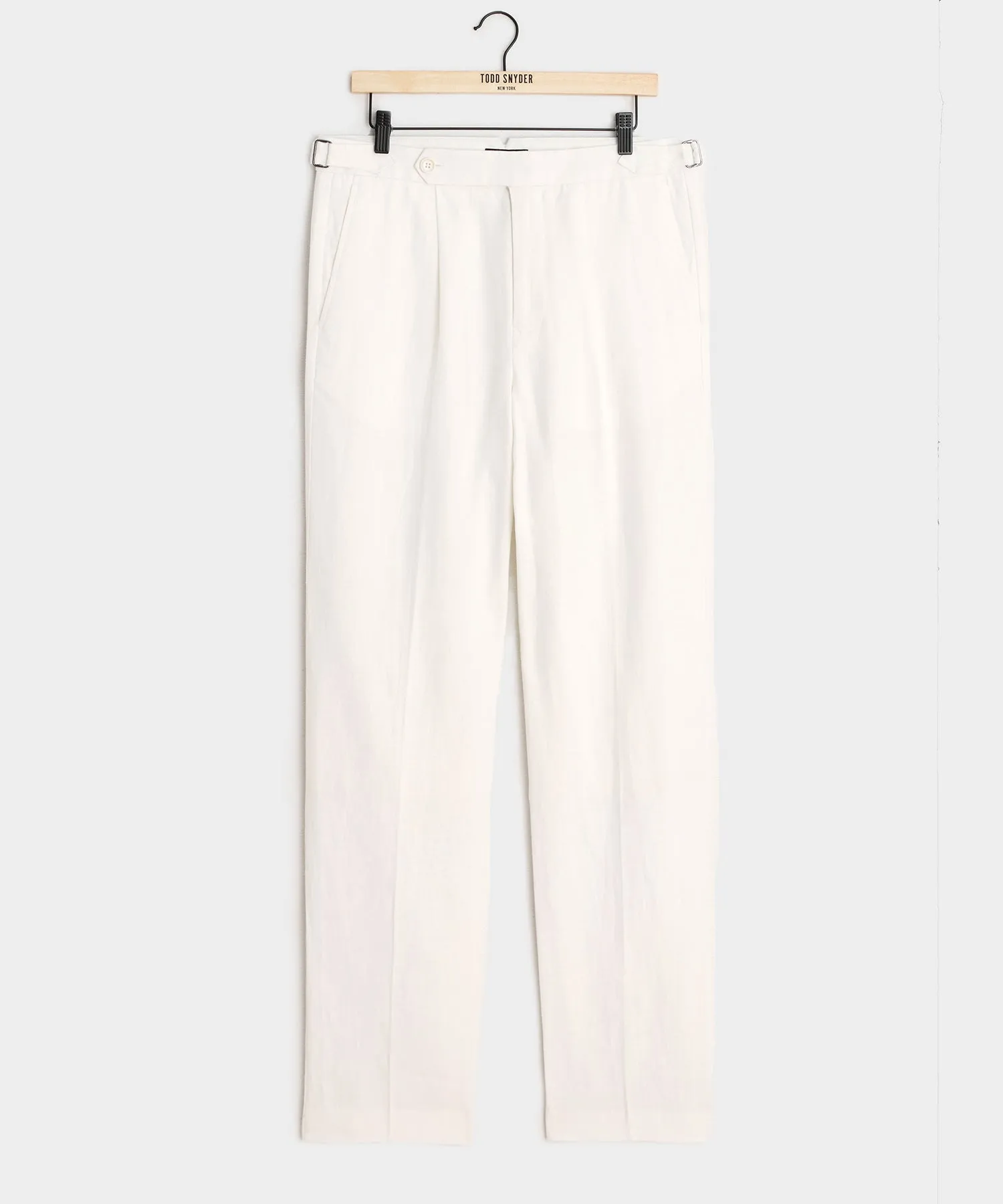 Irish Linen Side Tab Trouser