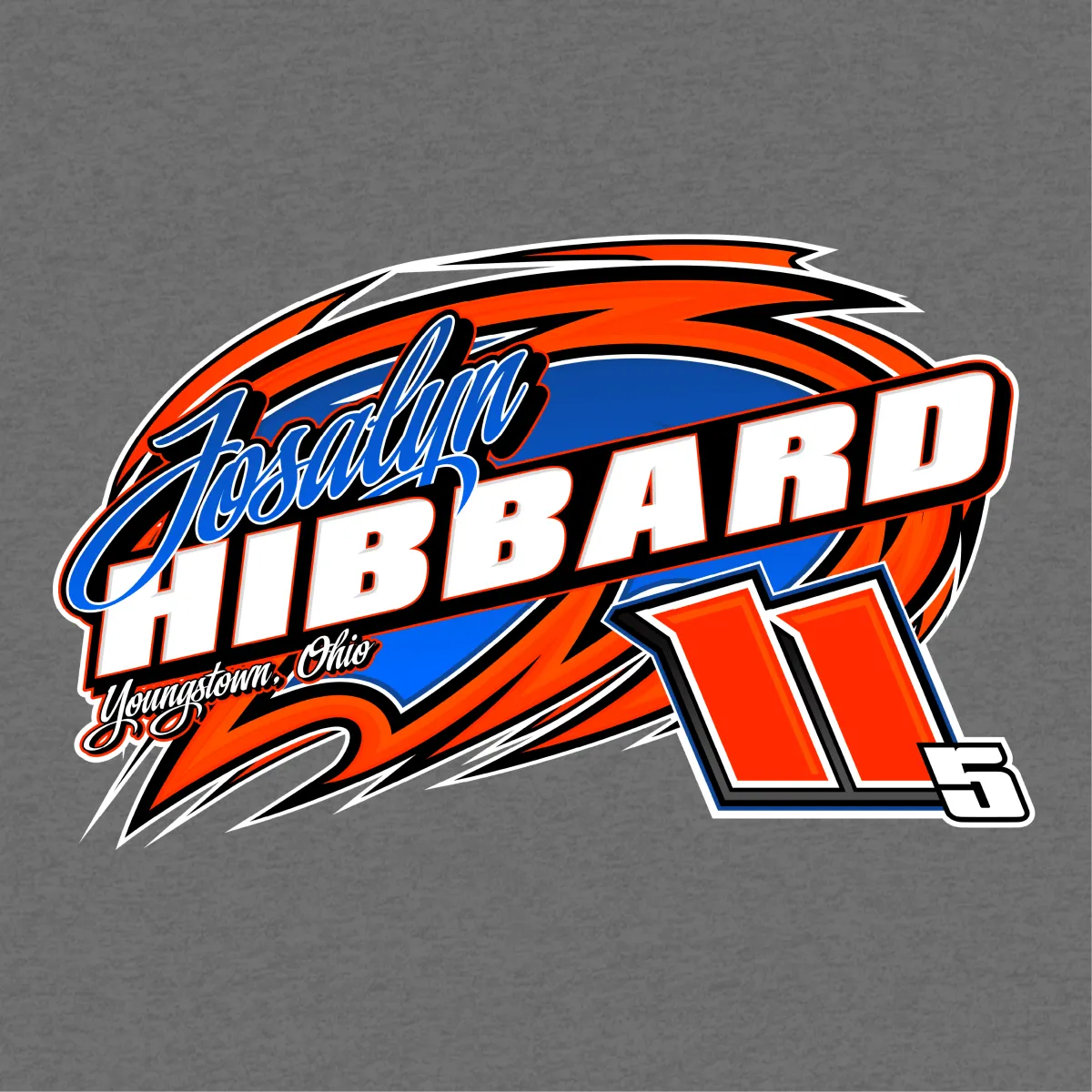Josalyn Hibbard Gunmetal 2025 Action Hoodie