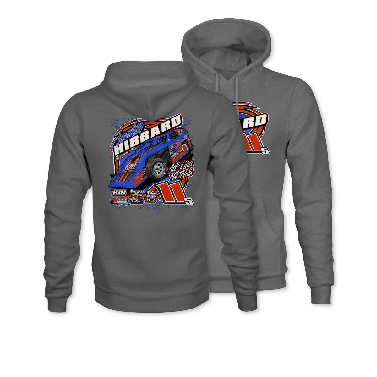 Josalyn Hibbard Gunmetal 2025 Action Hoodie