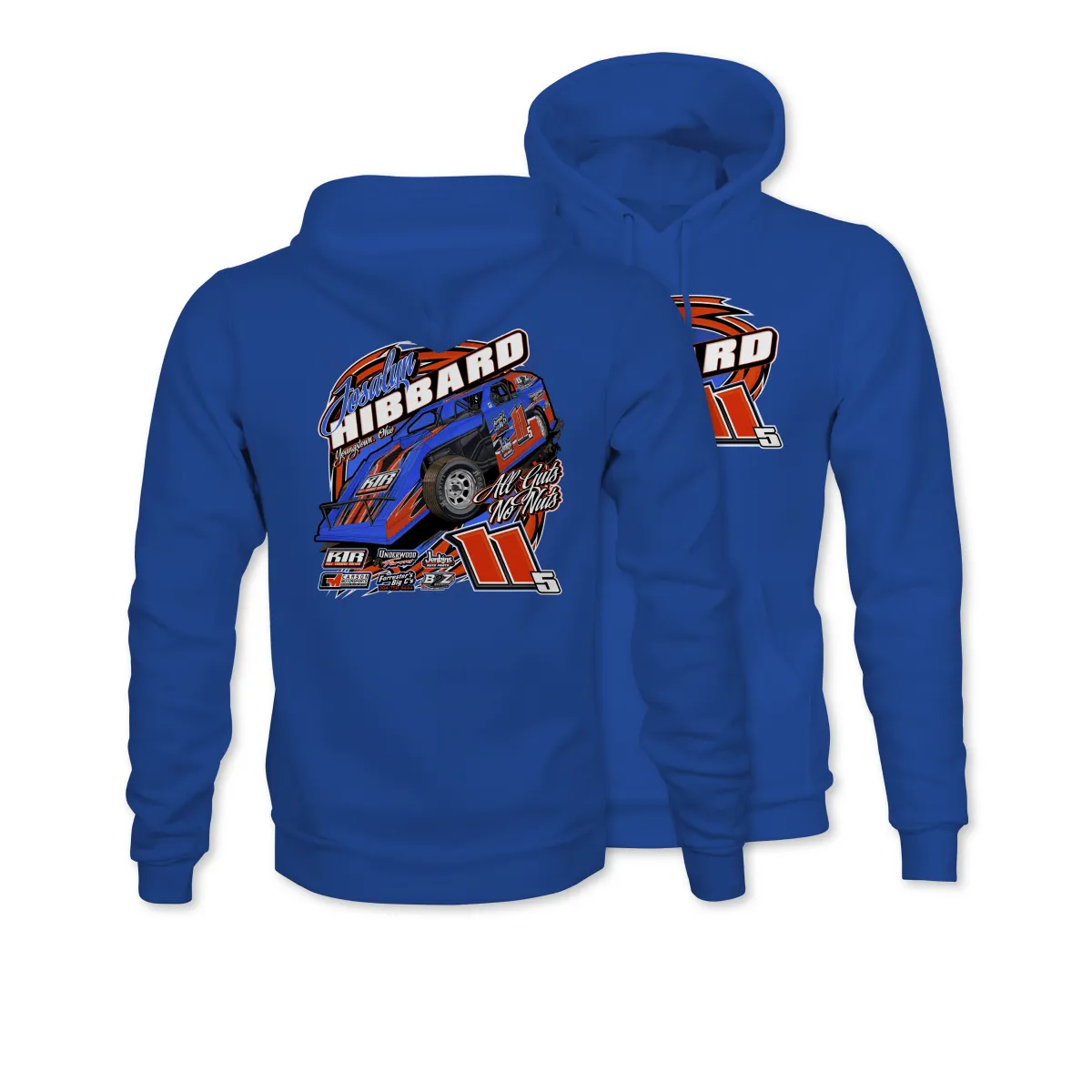 Josalyn Hibbard Royal 2025 Action Hoodie