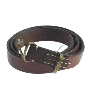 Kapital Hand-Painted Leather Brass Hook Belt