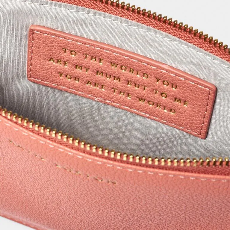 Katie Loxton Mother's Day Peach Pouch