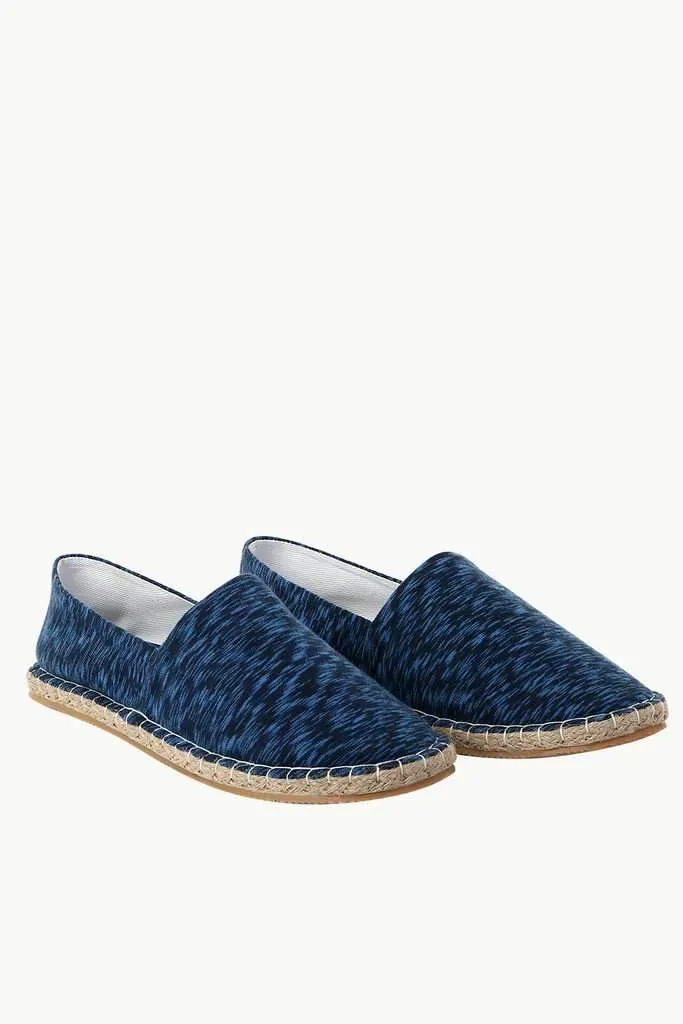 Knit Slub Print Espadrilles