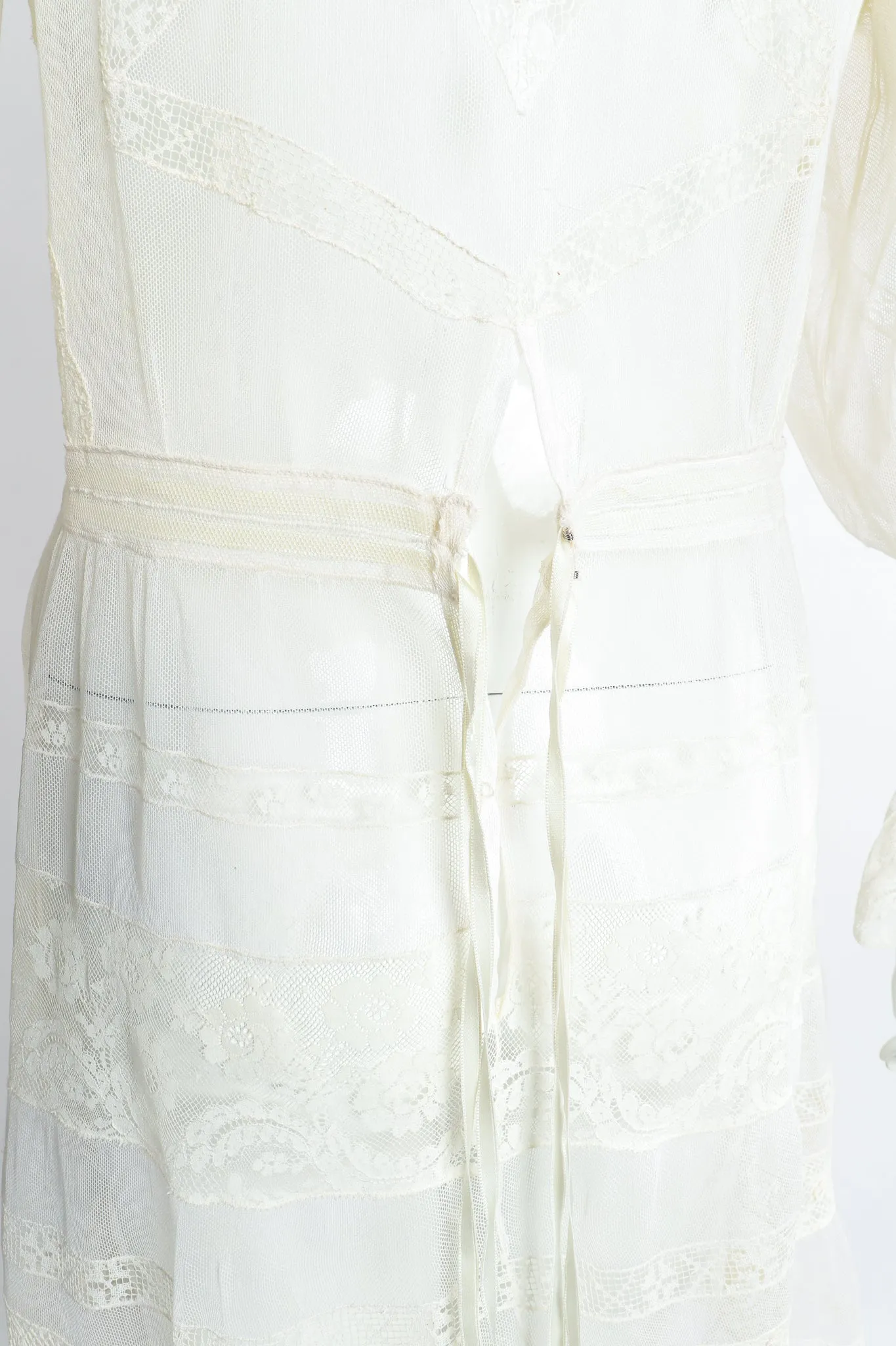Lace Balloon Sleeve Dress