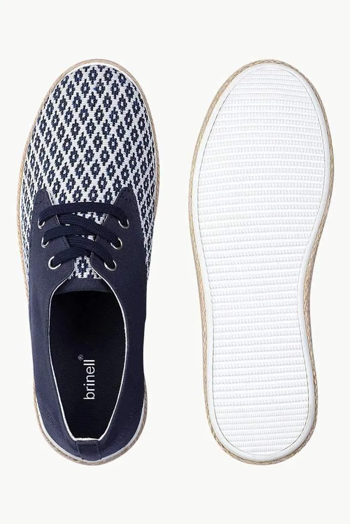 Lace Up Aztec Print Espadrilles