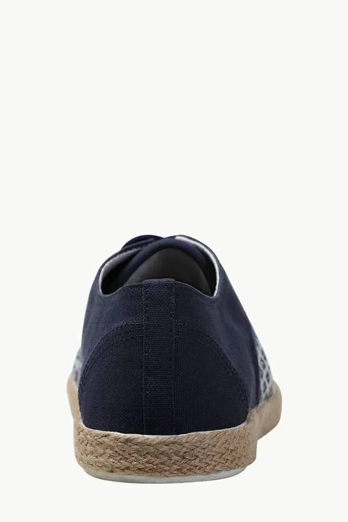 Lace Up Aztec Print Espadrilles