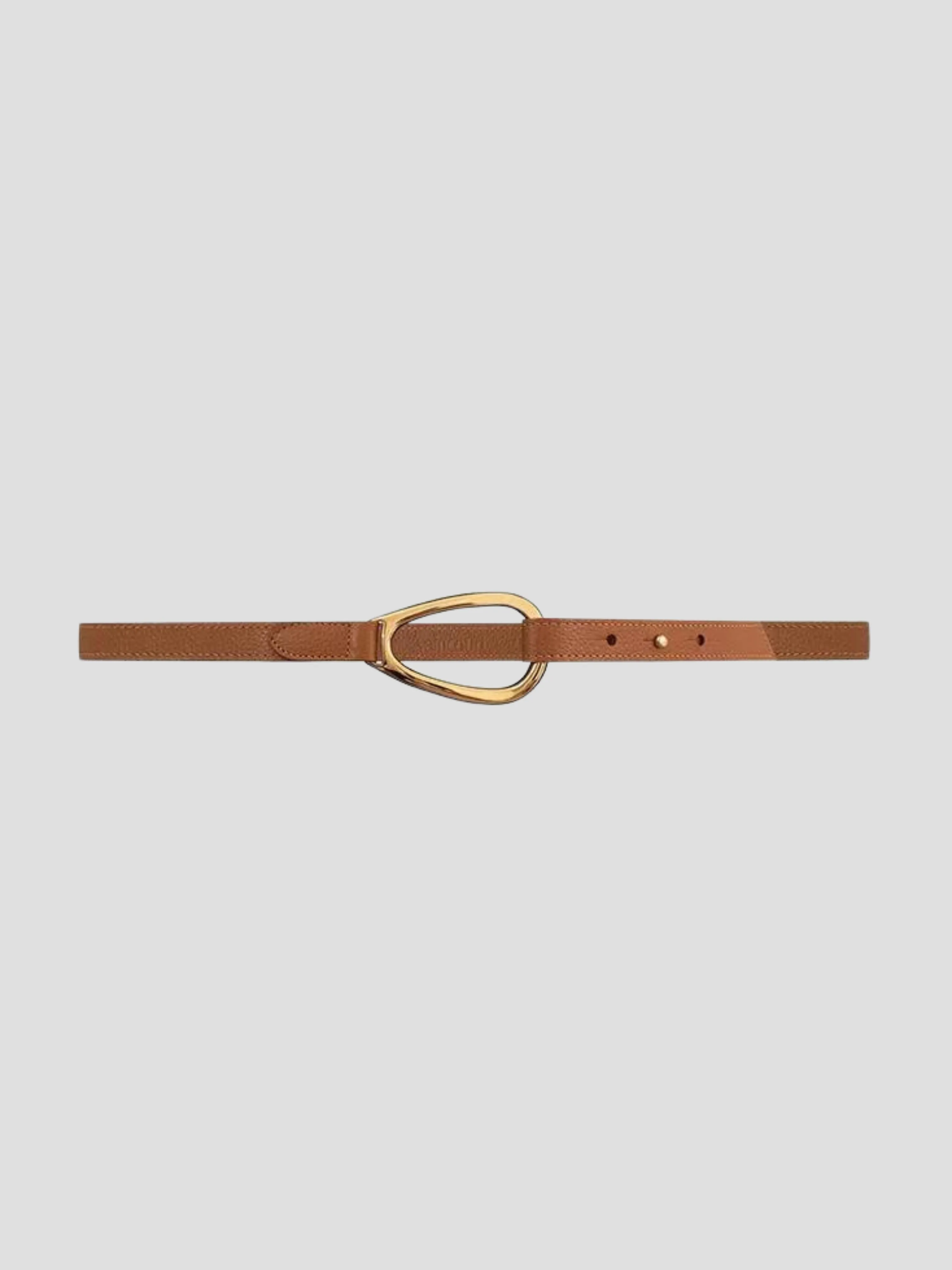 L'Adorable Calf Leather Belt in Camel