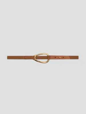 L'Adorable Calf Leather Belt in Camel