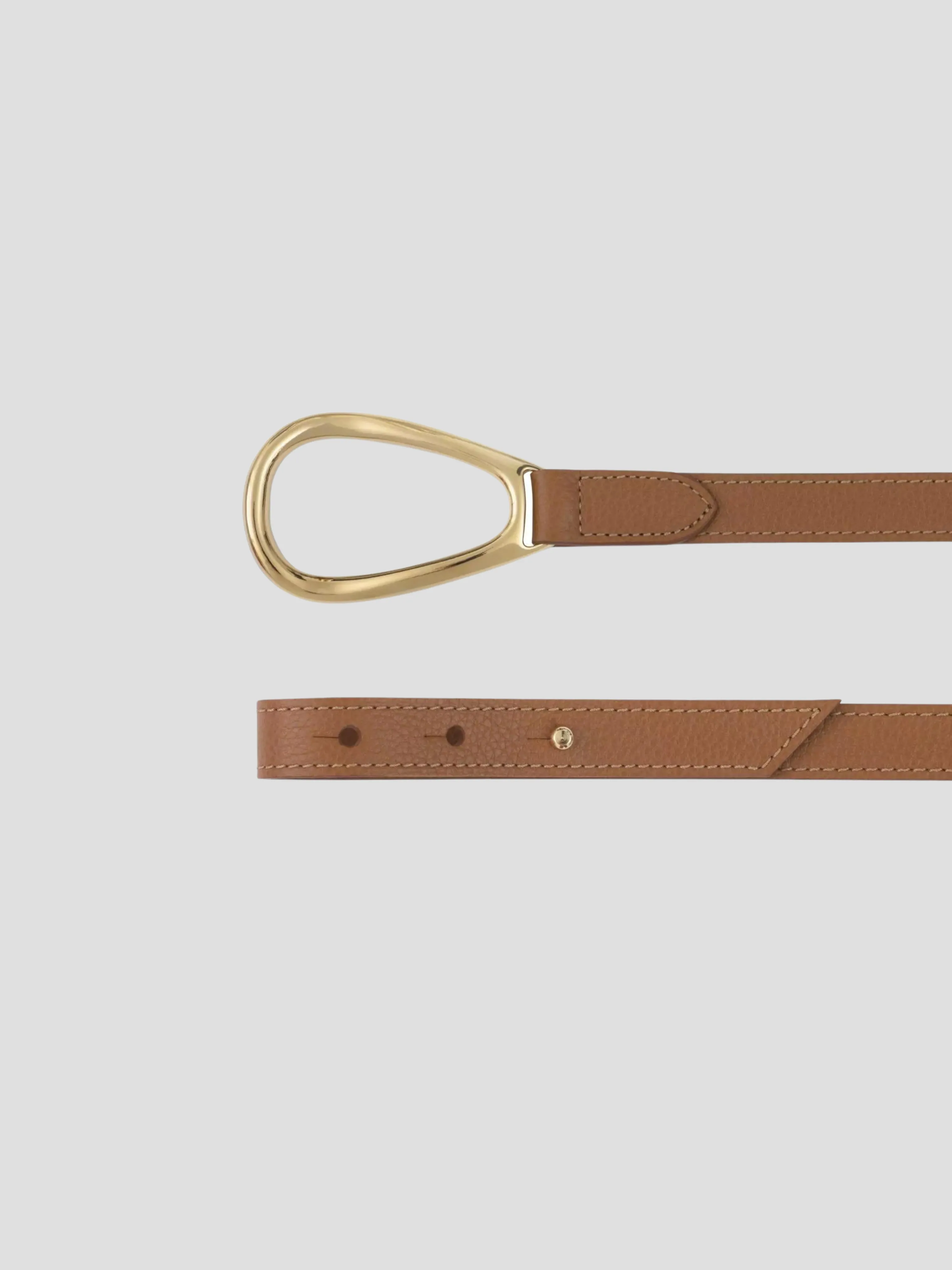 L'Adorable Calf Leather Belt in Camel