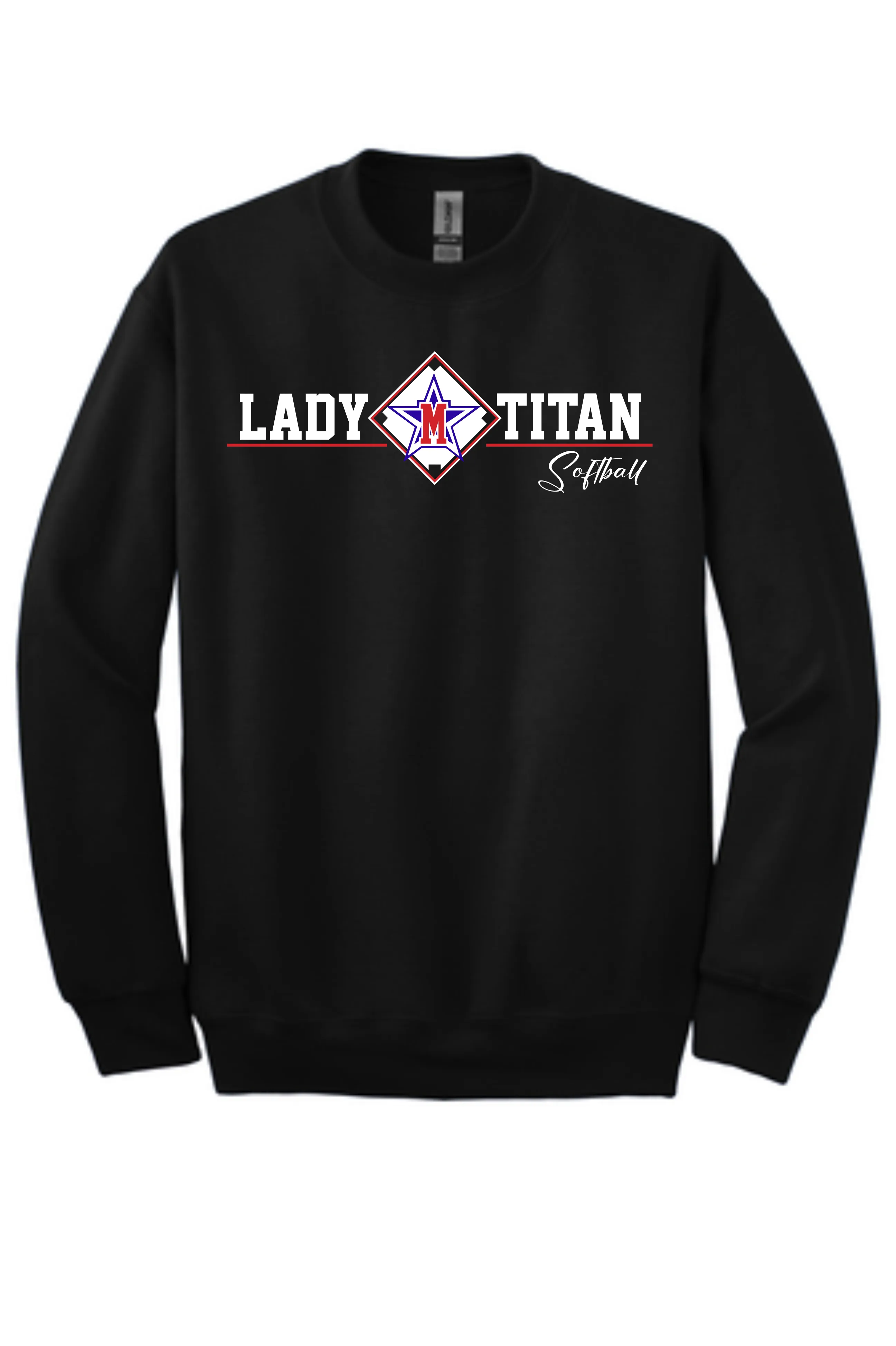 Lady Titans Softball Crewnecks & Hoodies - Multiple Color Options