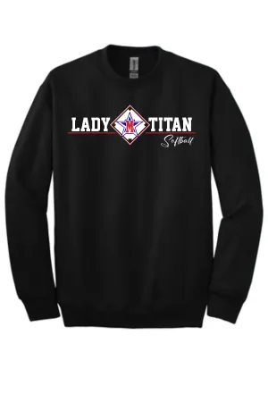 Lady Titans Softball Crewnecks & Hoodies - Multiple Color Options