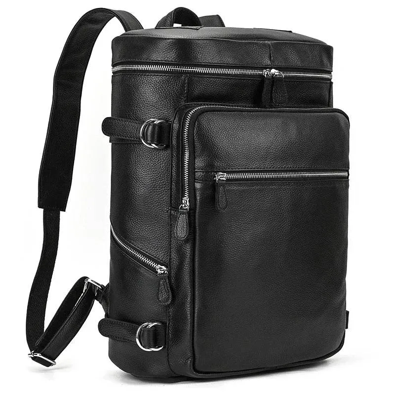 Large Leather Backpack Luxury Designer Laptop Travel Backpack