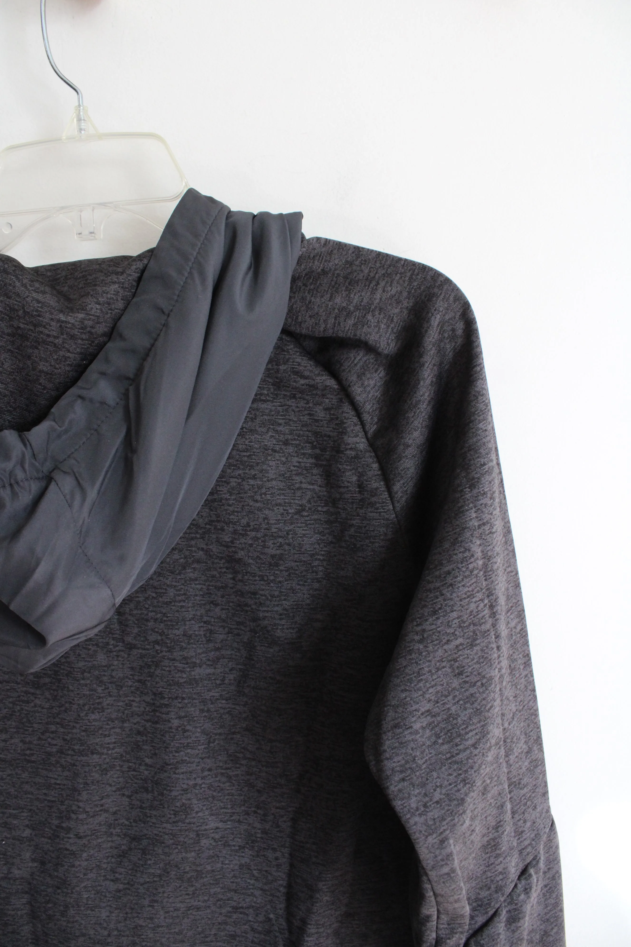 Layer 8 Fleece Lined Gray Hoodie | S