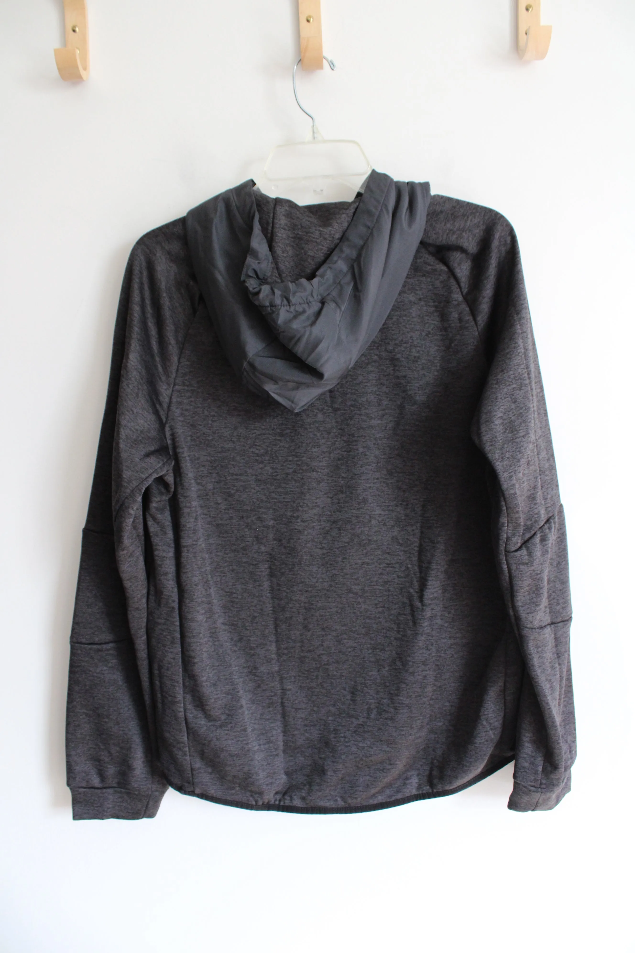 Layer 8 Fleece Lined Gray Hoodie | S