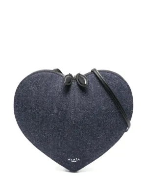Le coeur leather crossbody bag