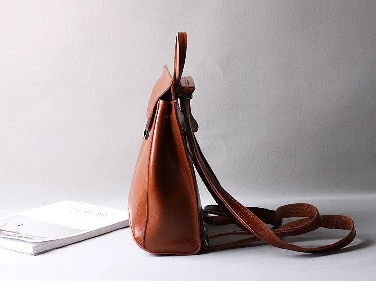Leather Backpack Purse, Designer Backpacks for Women, Small Backpack Purse