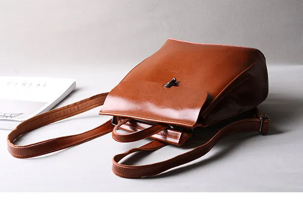 Leather Backpack Purse, Designer Backpacks for Women, Small Backpack Purse