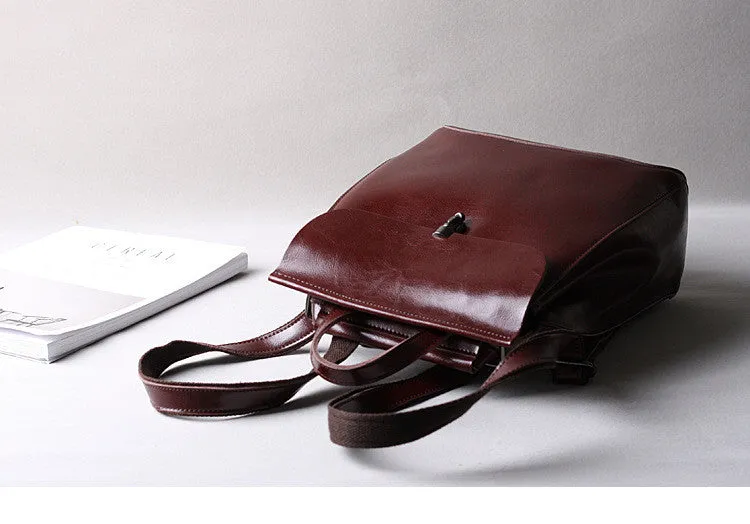 Leather Backpack Purse, Designer Backpacks for Women, Small Backpack Purse