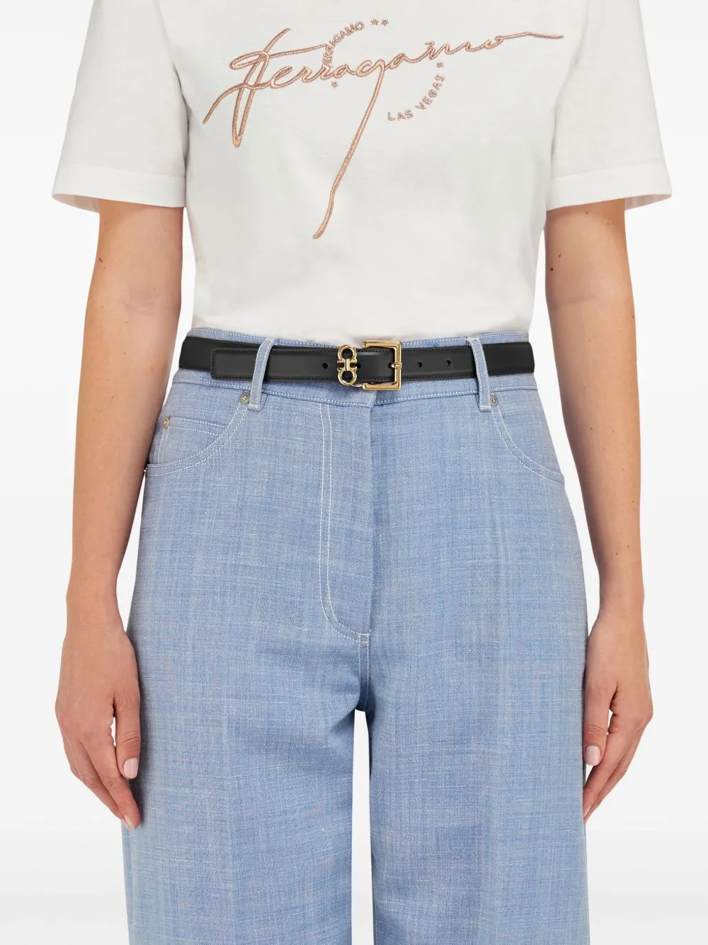 Leather belt