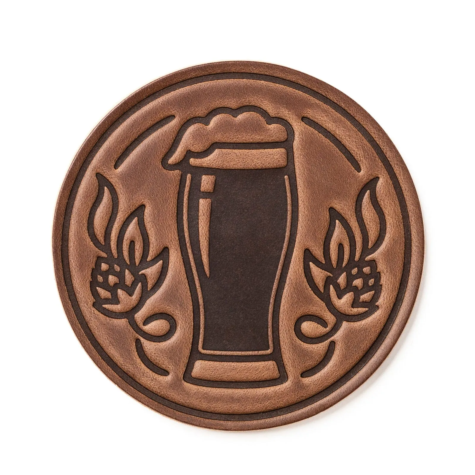 Leather Coasters 4 Pack - Stout