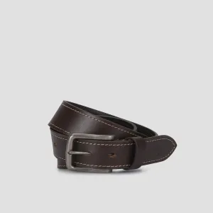 Leather Stitched Belt 40mm