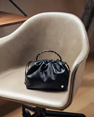 LEATHER TWIST BAG