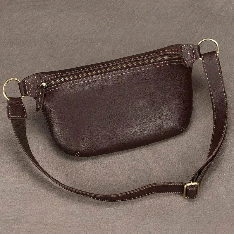 Leather Waist Bag Military Pouch Outdoor Phone Clip Belt