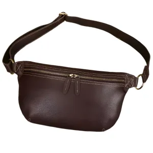 Leather Waist Bag Military Pouch Outdoor Phone Clip Belt