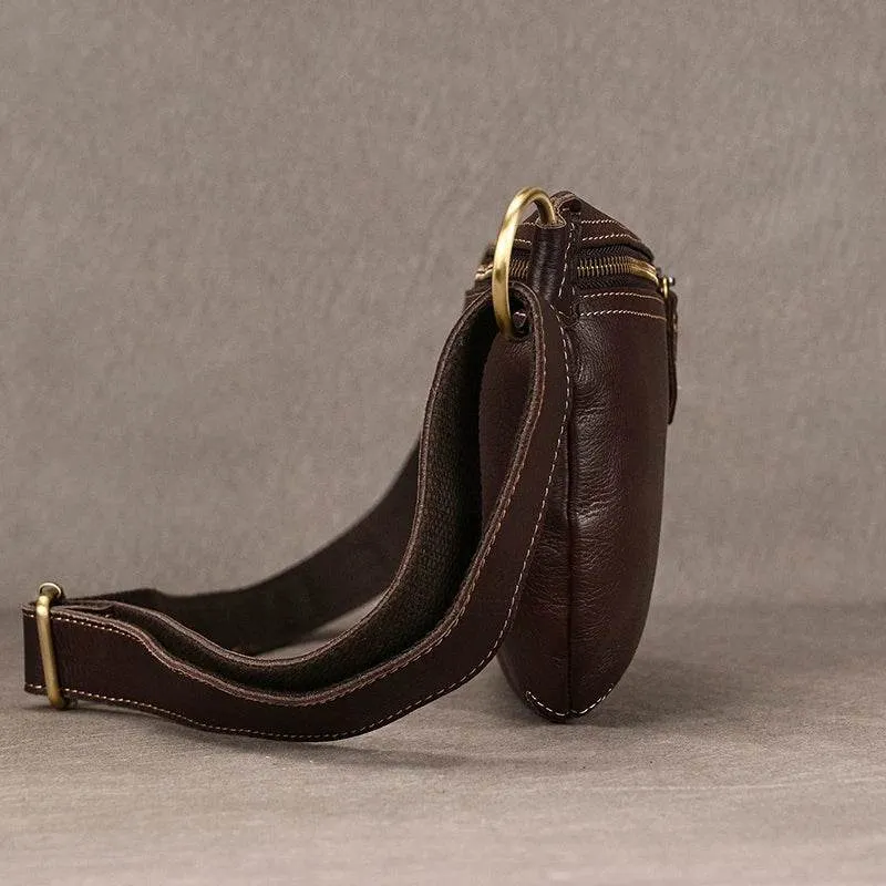 Leather Waist Bag Military Pouch Outdoor Phone Clip Belt