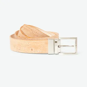 Lee Reversible Unisex Cork Belt- Natural