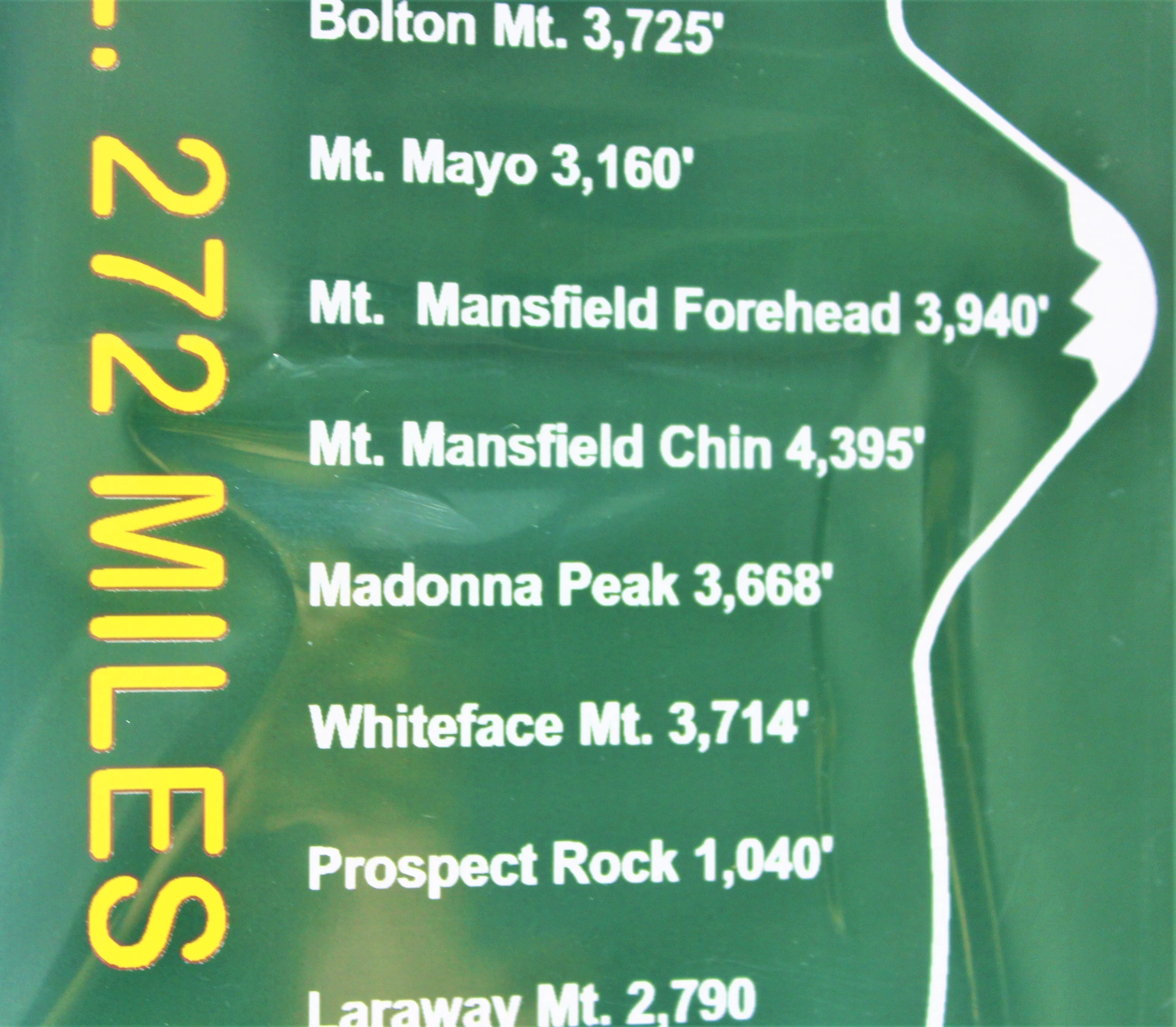 Long Trail Ridges Sign
