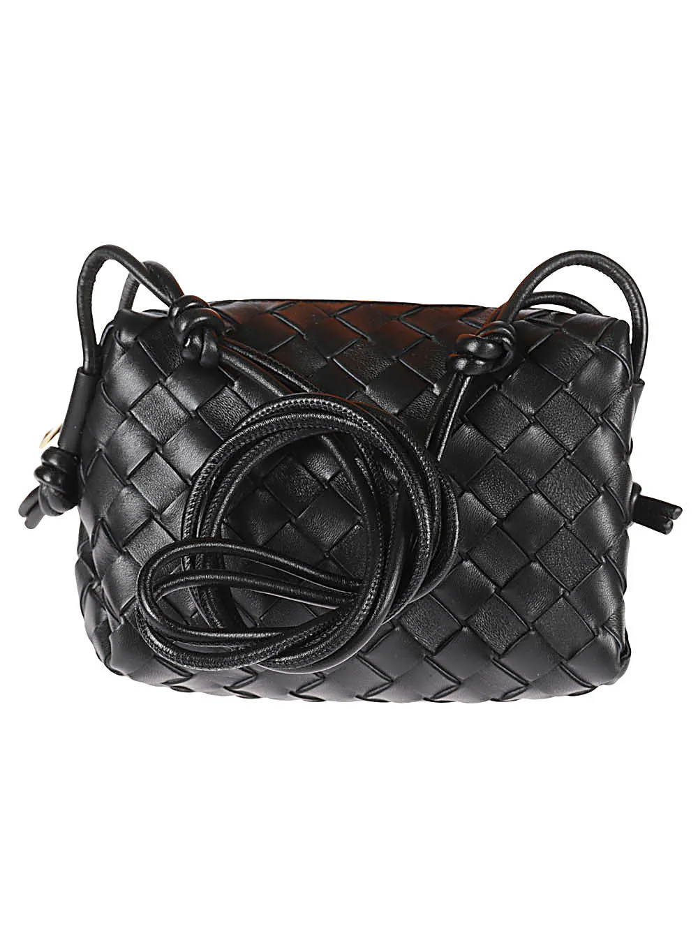 Loop mini leather crossbody bag