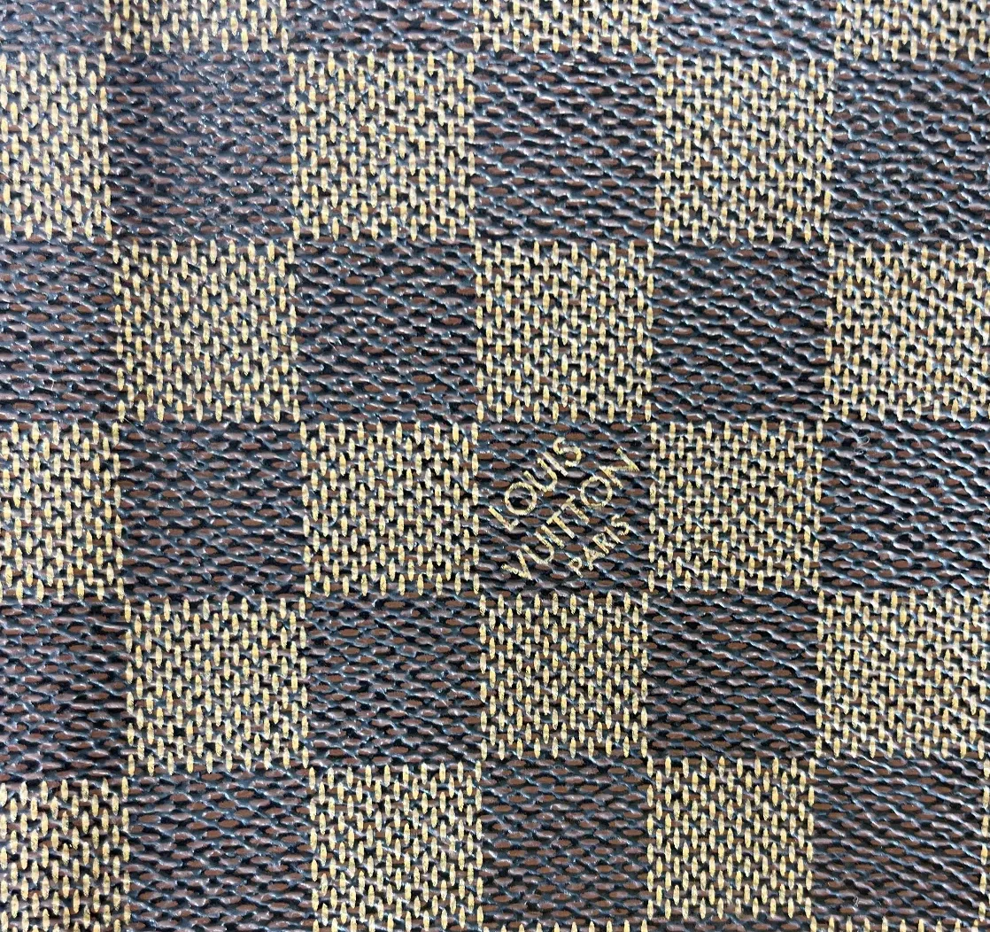 Louis Vuitton -Coated Canvas Damier Ebene MM Neverfull - Brown Tote