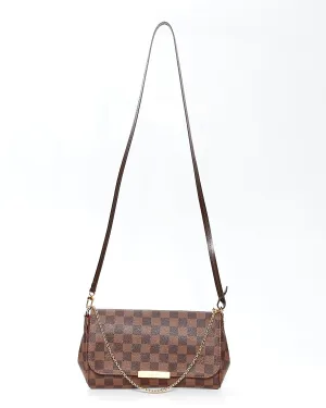 Louis Vuitton Damier Ebene Canvas Favourite MM Bag