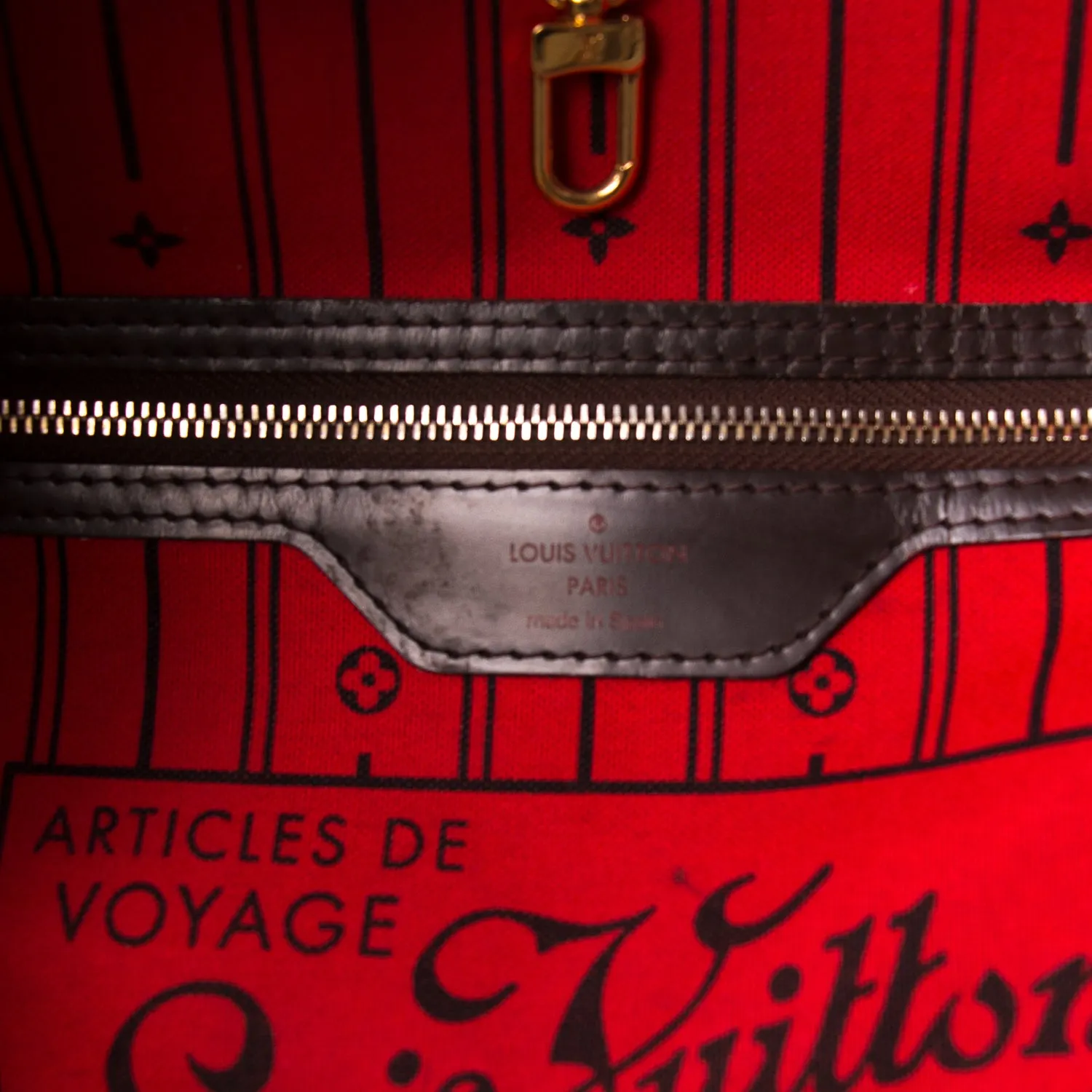 Louis Vuitton Damier Ebene Neverfull MM