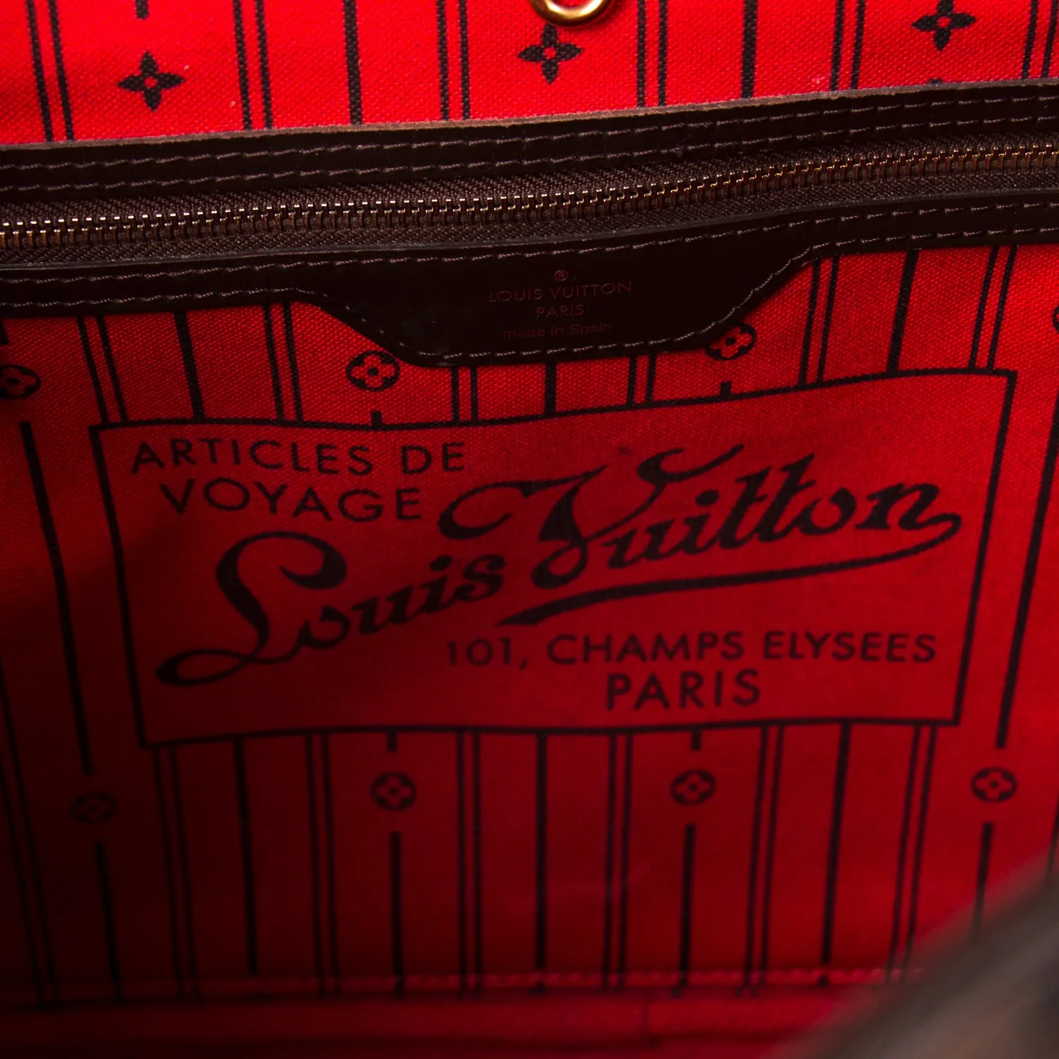 Louis Vuitton Damier Ebene Neverfull MM