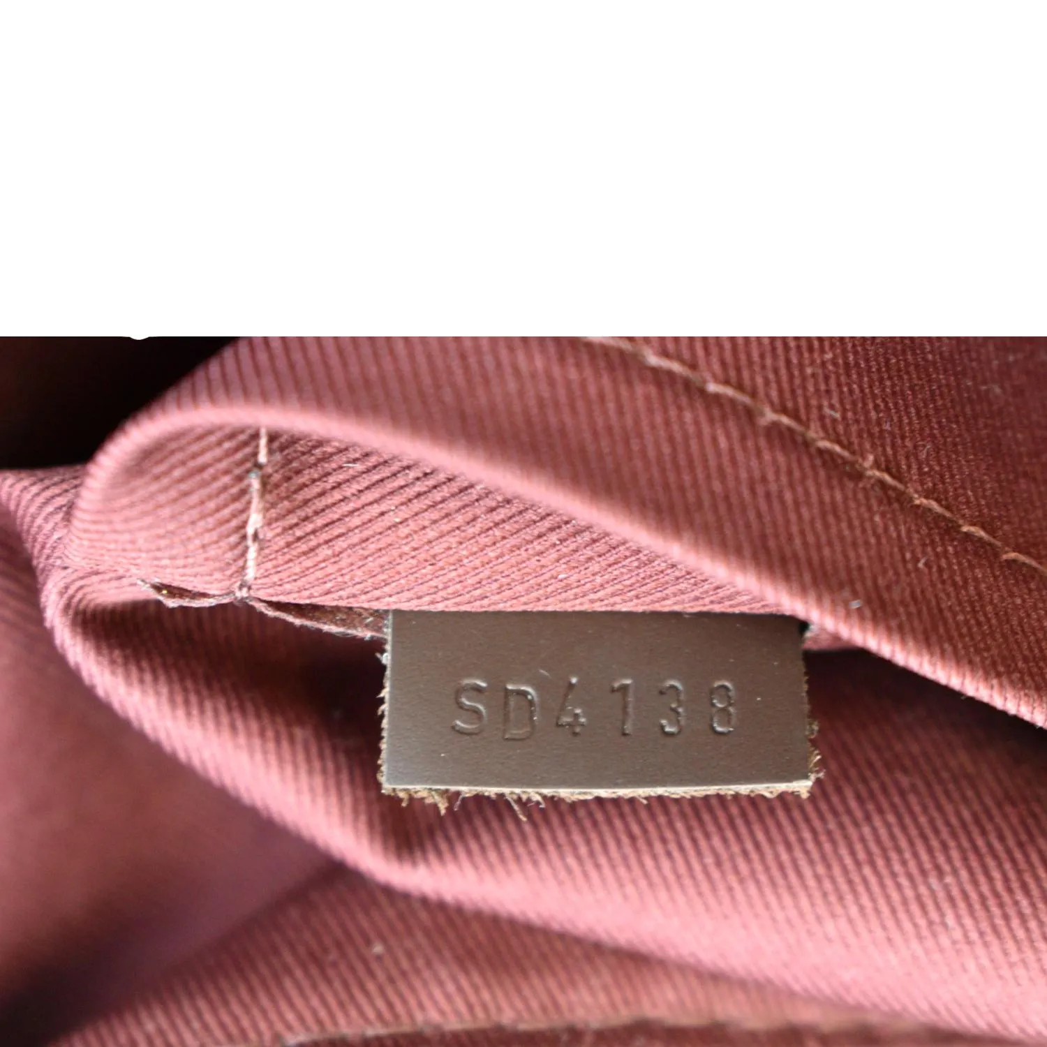 LOUIS VUITTON Lymington Damier Ebene Shoulder Bag Brown