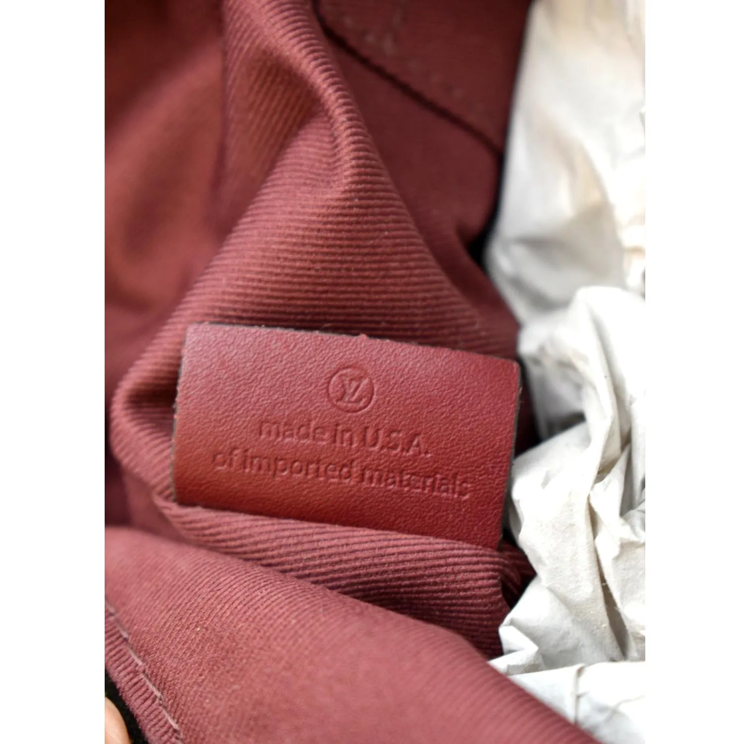 LOUIS VUITTON Lymington Damier Ebene Shoulder Bag Brown