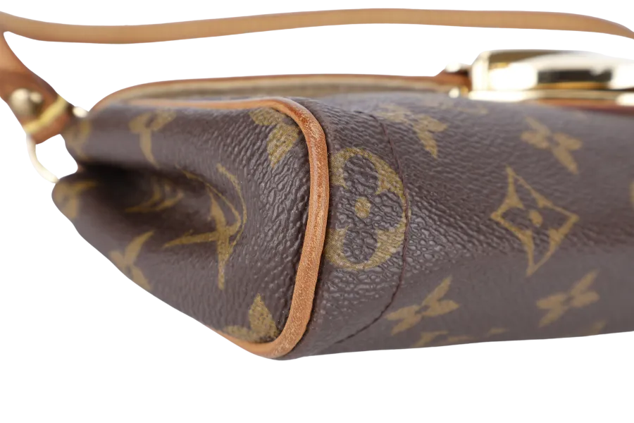 LOUIS VUITTON M40122 BEVERLY POUCHETTE BROWN MONOGRAM GOLD HARDWARE NO DUST COVER