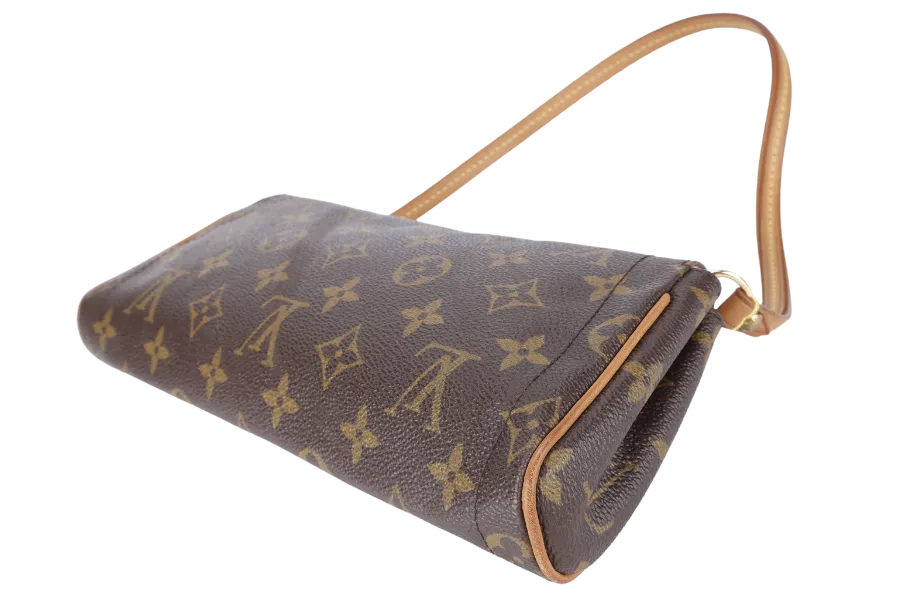 LOUIS VUITTON M40122 BEVERLY POUCHETTE BROWN MONOGRAM GOLD HARDWARE NO DUST COVER