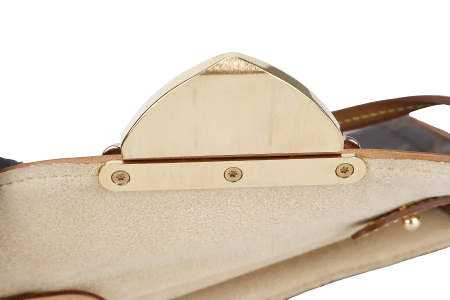 LOUIS VUITTON M40122 BEVERLY POUCHETTE BROWN MONOGRAM GOLD HARDWARE NO DUST COVER