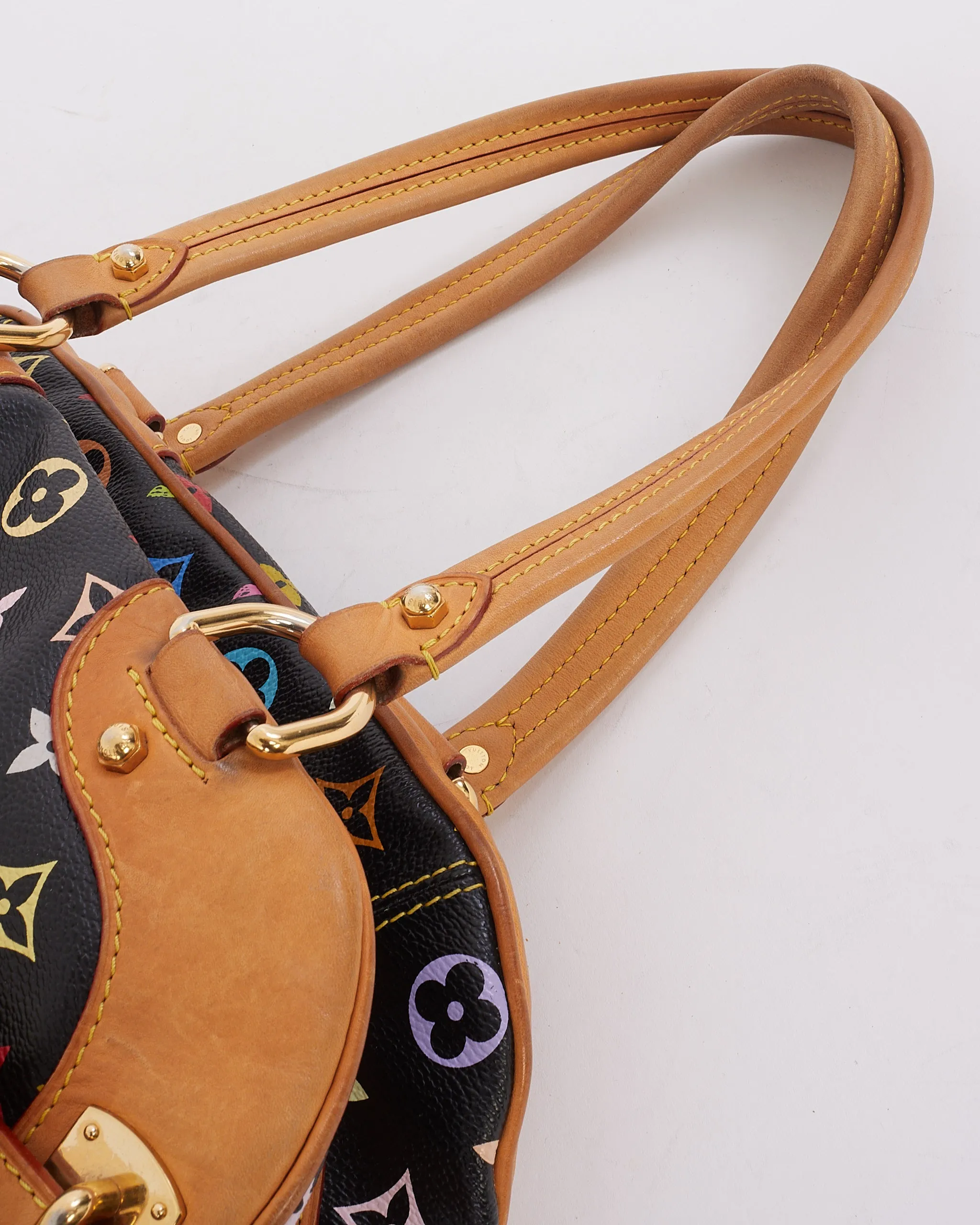 Louis Vuitton Monogram Black Muliticolour Murakami Claudia Bag