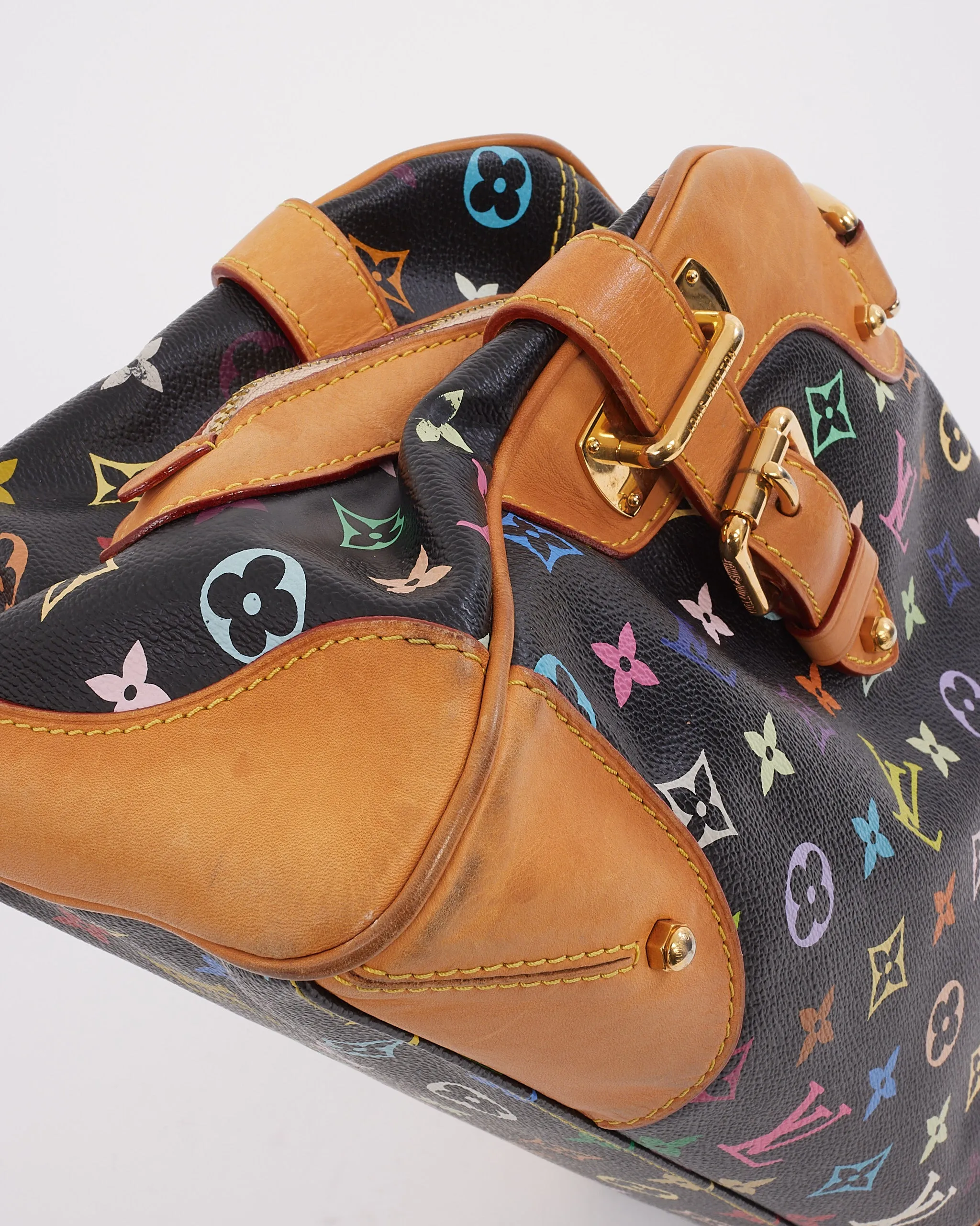 Louis Vuitton Monogram Black Muliticolour Murakami Claudia Bag
